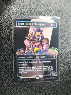 Bebop, Skull & Crossbones (Borderless) (Surge Foil) Commander: TMNT 0087 - Image 1