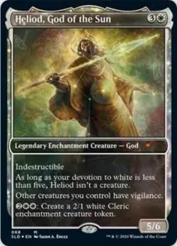 Heliod, God of the Sun - Foil Secret Lair Magic mtg Light Play, English x1 - Image 1