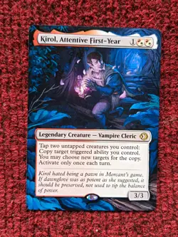 Kirol Attentive First-Year MTG Lorwyn Eclipsed Hand Painted Extended Altered Art - Image 1