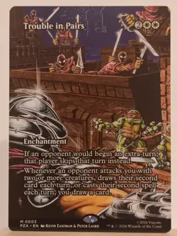 Magic the Gathering MTG - Turtles TMNT Trouble in Pairs Eternal Legal MYTHIC #3 - Image 1