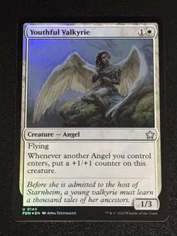 MTG Foundations Youthful Valkyrie Foil 0149 NM - Image 1