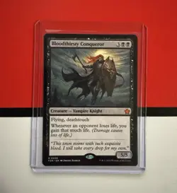 Magic: The Gathering Bloodthirsty Conqueror M 0058 FDN NM - Image 1