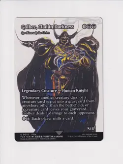 MAGIC MTG FINAL FANTASY: THROUGH THE AGES GOLBEZ, CLAD IN DARKNESS (X) - Image 1