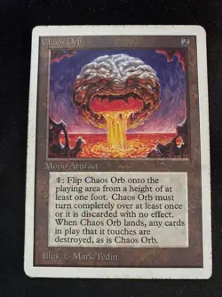 Chaos Orb - Unlimited - MP - Magic The Gathering - MTG VERY NICE - Image 1