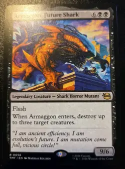 Armaggon, Future Shark 0058 Rare Teenage Mutant Ninja Turtles MTG - Image 1