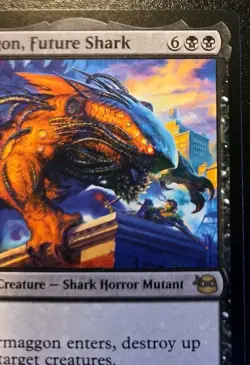 Armaggon, Future Shark 0058 Rare Teenage Mutant Ninja Turtles MTG - Image 3