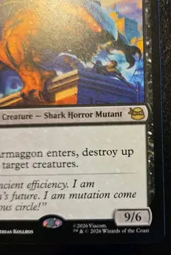 Armaggon, Future Shark 0058 Rare Teenage Mutant Ninja Turtles MTG - Image 5