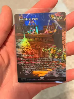 MTG Trouble in Pairs (Borderless) Teenage Mutant Ninja Turtles #m0003 - Image 1