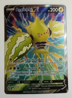REGIELEKI V - #175/195 - Pokemon TCG Silver Tempest Ultra Rare Full Art NM - Image 1