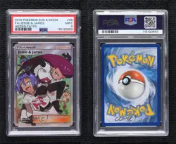 Full Art - Jessie & James Pokemon Sun & Moon Hidden Fates PSA 9 MINT - Image 3