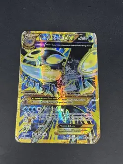 POKEMON TCG PRIMAL KYOGRE EX 96/98 (SHINY FULL ART) DAMAGED - Image 1
