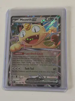 Pokemon Meowth EX 062/088 Double Rare Pokemon Perfect Order - Image 1