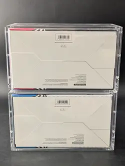 2x Pokemon Black Bolt White Flare Sealed Booster Bundle Display Case W/Acrylic - Image 2