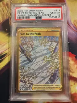 2022 Pokemon TCG SWSH Astral Radiance - Path to the Peak FA 213/189 PSA 10 MINT - Image 1