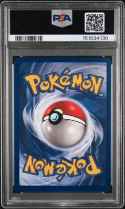 1999 POKEMON GAME MOVIE MOVIE PROMO #5 DRAGONITE PSA 8 - Image 2