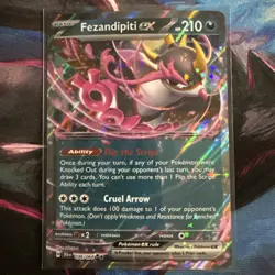 Pokemon Fezandipity EX 038/064 NM Double Rare Shrouded Fable - Image 1