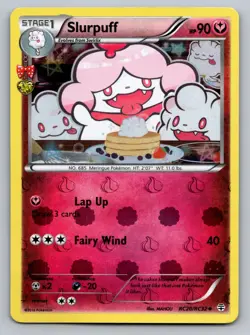 Slurpuff RC20/RC32 Uncommon Generations Pokemon Reverse Holo Lightly Played - Image 1