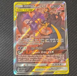 Pokemon Naganadel & Guzzlord GX 224/236 Sm-Cosmic Eclipse Ultra Rare Holo Full … - Image 2