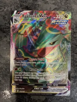 2023 Pokemon Crown Zenith Rayquaza VMax 102/159 - Image 1