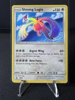 Pokemon TCG Shining Lugia SM82 Holo Rare 2017 Shining Legends Promo 1 - Image 1