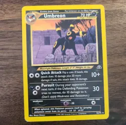 Umbreon 32/75 Neo Discovery Rare Unlimited Pokemon TCG English 70 HP - Image 1