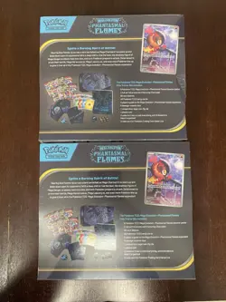 Pokemon Phantasmal Flames ETB Sealed - Lot of 2. Slight Tear In one. See Photos - Image 2