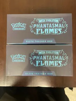 Pokemon Phantasmal Flames ETB Sealed - Lot of 2. Slight Tear In one. See Photos - Image 5