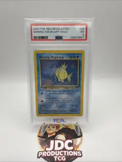 Pokemon Shining Magikarp Neo Revelation Holo 2001 #66 PSA 5 - Image 1