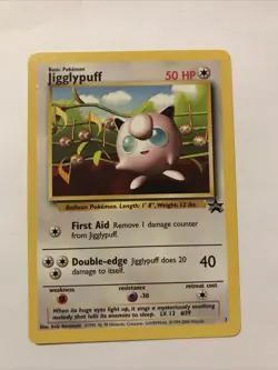 Pokemon TCG Jigglypuff Wizards Black Star Promo 7 Regular - Image 1