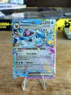 Pokemon Glaceon ex Double Rare Sv: Prismatic Evolutions 026/131 Holo - Image 1