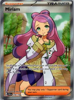 Miriam 238/198 Ultra Rare Scarlet & Violet Pokemon Holo Near Mint - Image 1