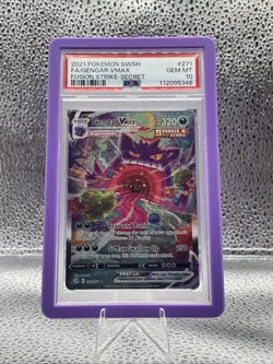 Pokemon Gengar Vmax Secret Rare 271/264 Psa 10 - Image 1