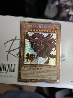 YuGiOh Slifer the Sky Dragon Starlight Rare 1st Edition RA05-EN128 神 art var - Image 1