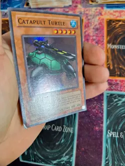 Yu-Gi-Oh! Catapult Turtle MRD-075 Super Rare OG Unlimited Moderately Played - Image 3