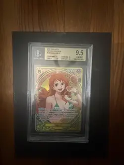 Bandai 2026 One Piece CCG Nami EB03-053 SP Foil BGS 9.5 Heroines - Image 1