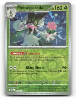 Meowscarada 018/159 - Journey Together Reverse Holo - Pokemon Card NM/M - Image 1