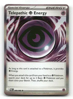 Telepathic Psychic Energy 088/088 - Perfect Order Holo - Pokemon Card NM/M - Image 1