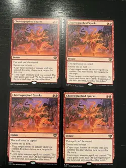 Choreographed Sparks X4X NM/M Secrets of Strixhaven SOS MTG - Image 1