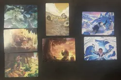 Lot 7x Art Series Cards- Avatar: The Last Airbender - 2x Gold Signature MTG - Image 1