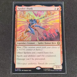 Spider-Punk - 0092 - R - Foil - Spider-Man - MTG - NM/M - Image 1