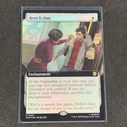 Rent Is Due - 0247 - R - Extended - Foil - Spider-Man - MTG - NM/M - Image 1
