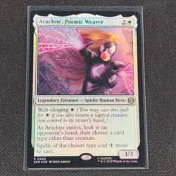 Arachne, Psionic Weaver - 0002 - R - Foil - Spider-Man - MTG - NM/M - Image 1