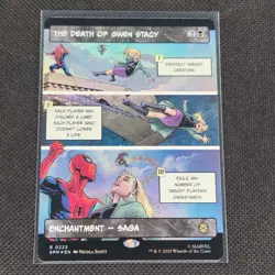 The Death Of Gwen Stacy - 0223 - R - Borderless - Foil - Spider-Man - MTG - NM/M - Image 1