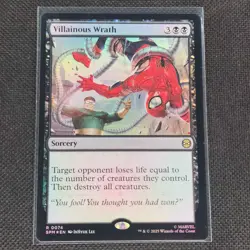 Villainous Wrath - 0074 - R - Foil - Spider-Man - MTG - NM/M - Image 1