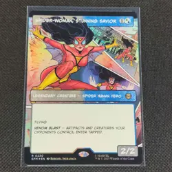 Spider-Woman, Stunning Savior - 0230 - R - Borderless - Foil - MTG - NM/M - Image 1