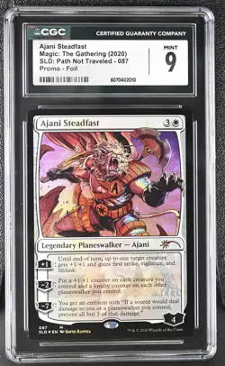 AJANI STEADFAST Secret Lair Foil Mythic CGC 9 MTG [Nostalgium] - Image 1
