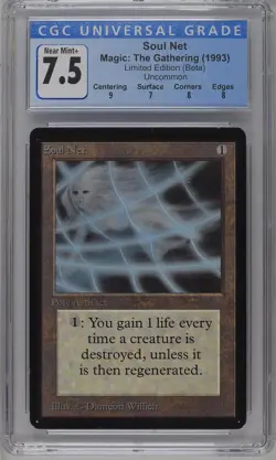 SOUL NET Beta U CGC 7.5 MTG [Nostalgium] - Image 1