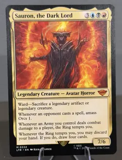 Sauron, the Dark Lord MTG The Lord of the Rings: Tales of Middle-Earth #224 - Image 3