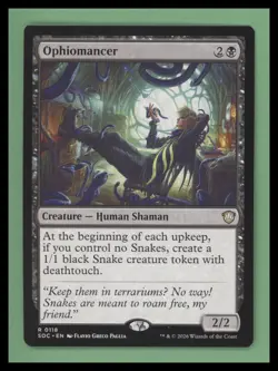 1 x Ophiomancer - Commander: Secrets of Strixhaven - NM-Mint - MTG - Image 1