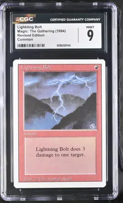 LIGHTNING BOLT Revised C CGC 9 MTG [Nostalgium] - Image 1